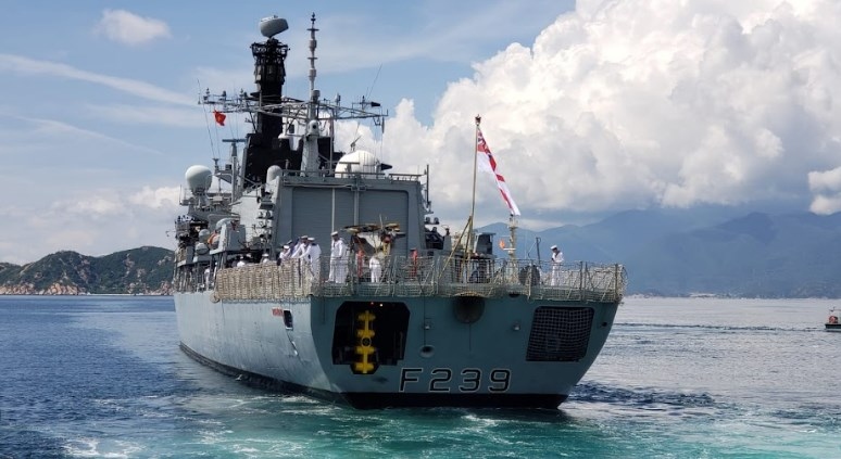 Royal Navy ship HMS Richmond visits Vietnam